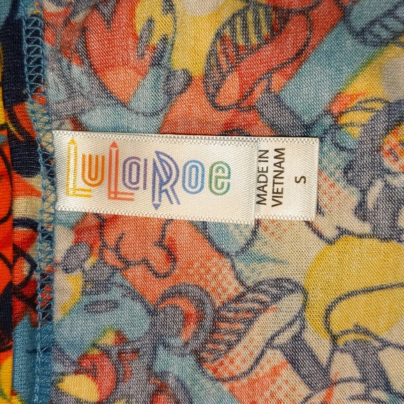Lularoe Mickey Mouse Short Sleeve Top Size S - Picture 3 of 4